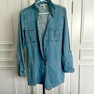 Life in progress denim romper.. size XS